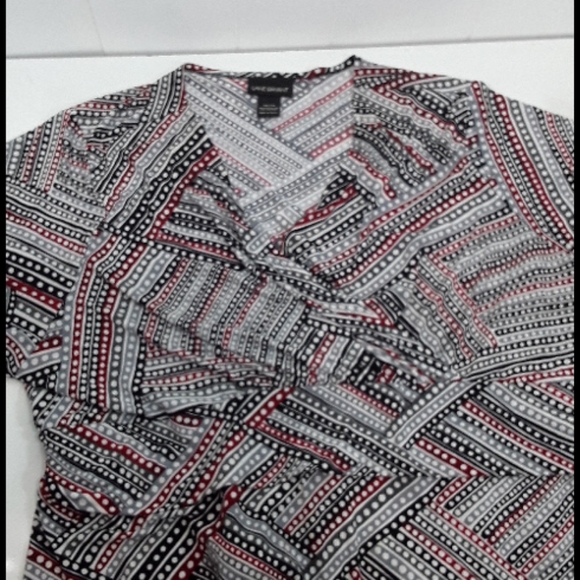 Lane Bryant polka dot crossover top size 26 / 28 - Picture 7 of 8